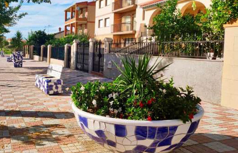 Maceteros para mobiliario urbano