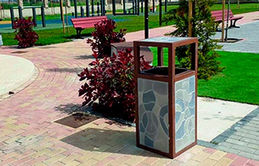Mobiliario urbano papeleras